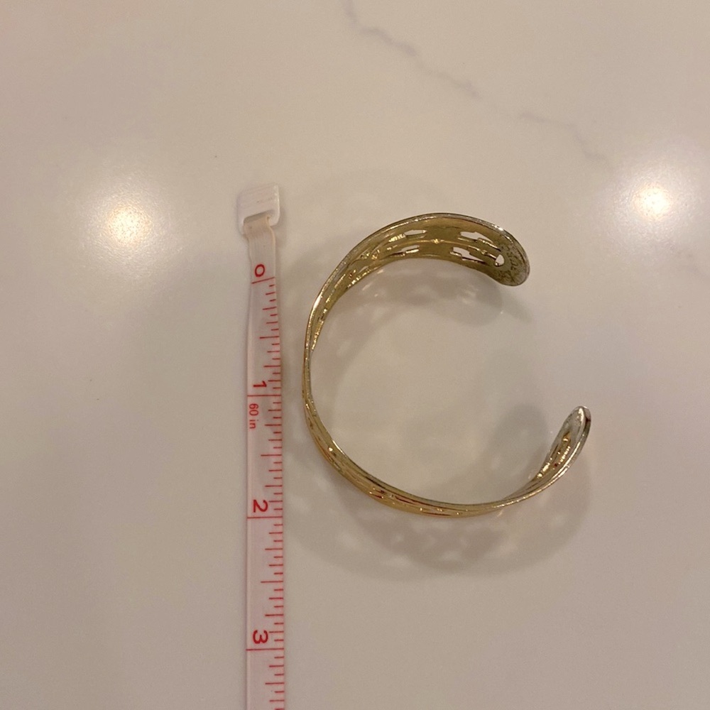 Tory Burch Statement Logo Cuff Bracelet - image 6